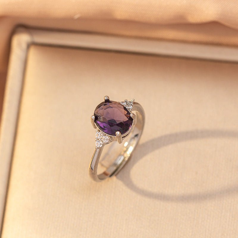 Elegant Amethyst Ring