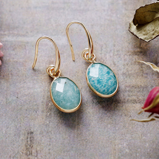 Elegant Aquamarine Earrings
