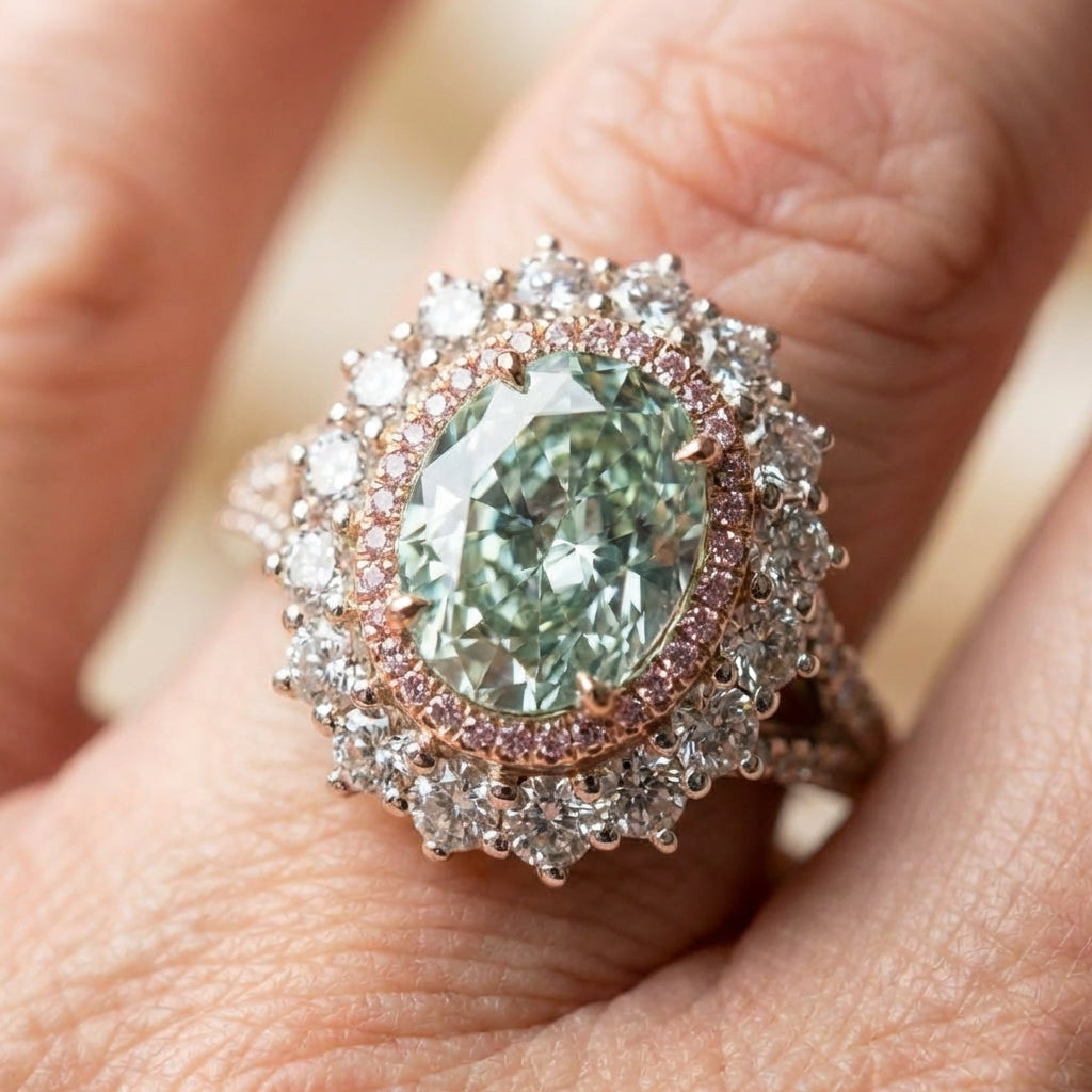 Aquamarine Statement Ring