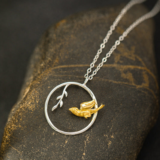 Elegant Bird Necklace