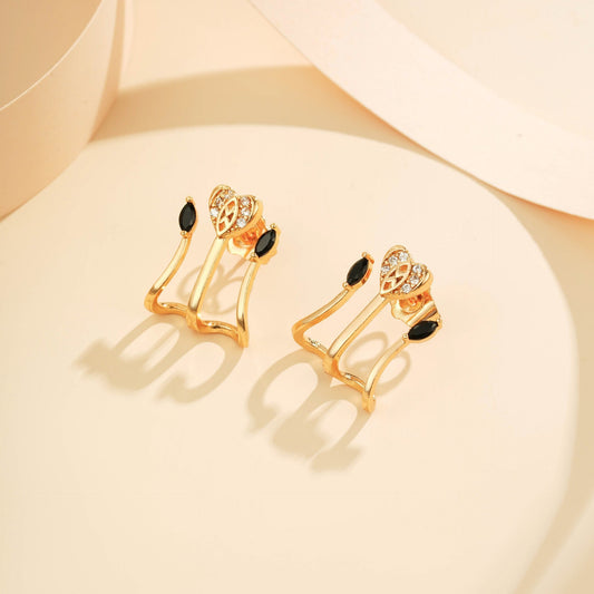 Elegant Black Onyx Earrings