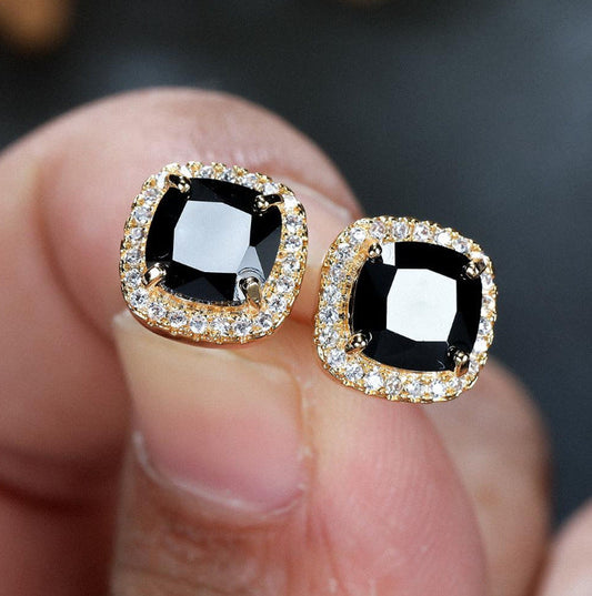 Elegant Black Onyx Earrings