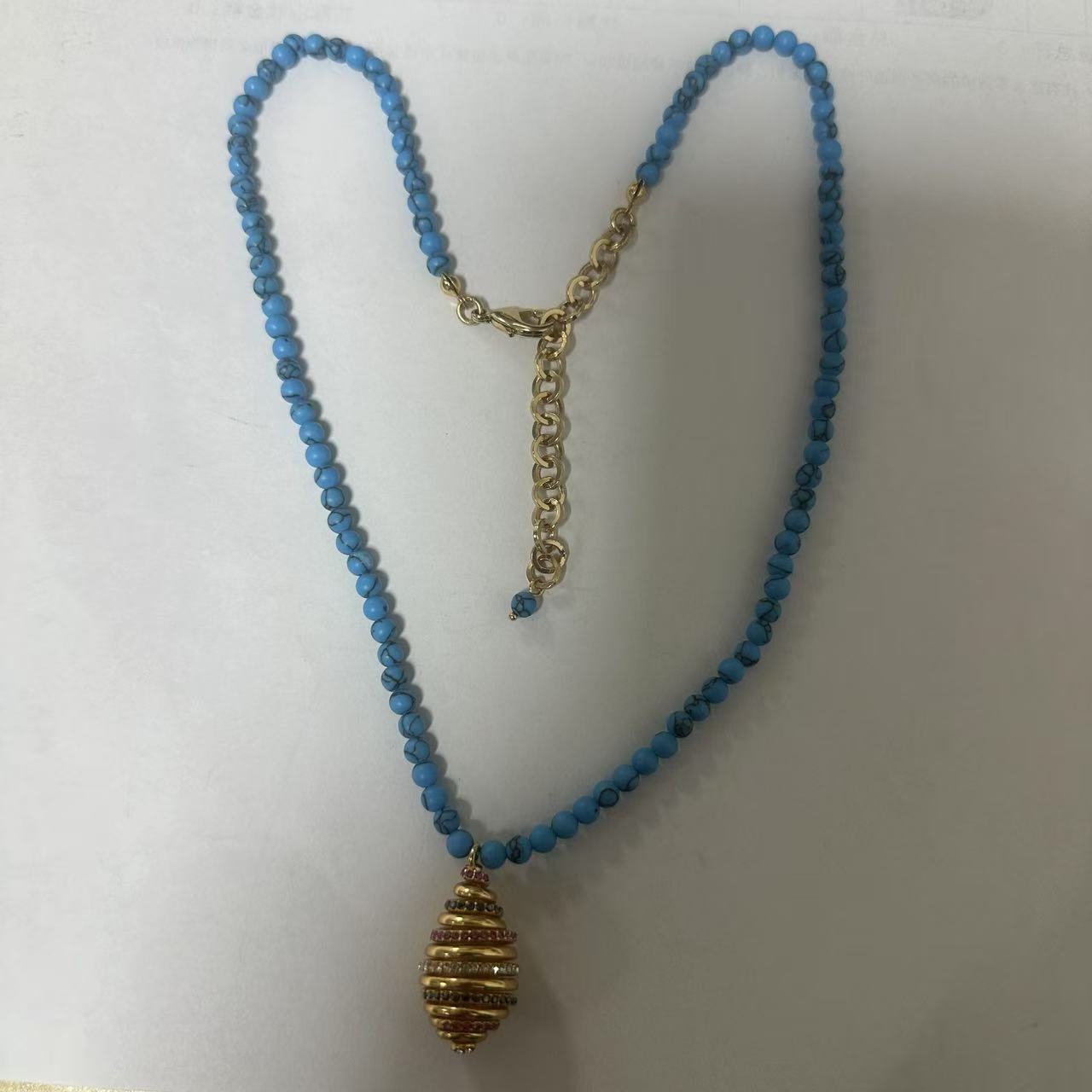 Elegant Blue Apatite Necklace