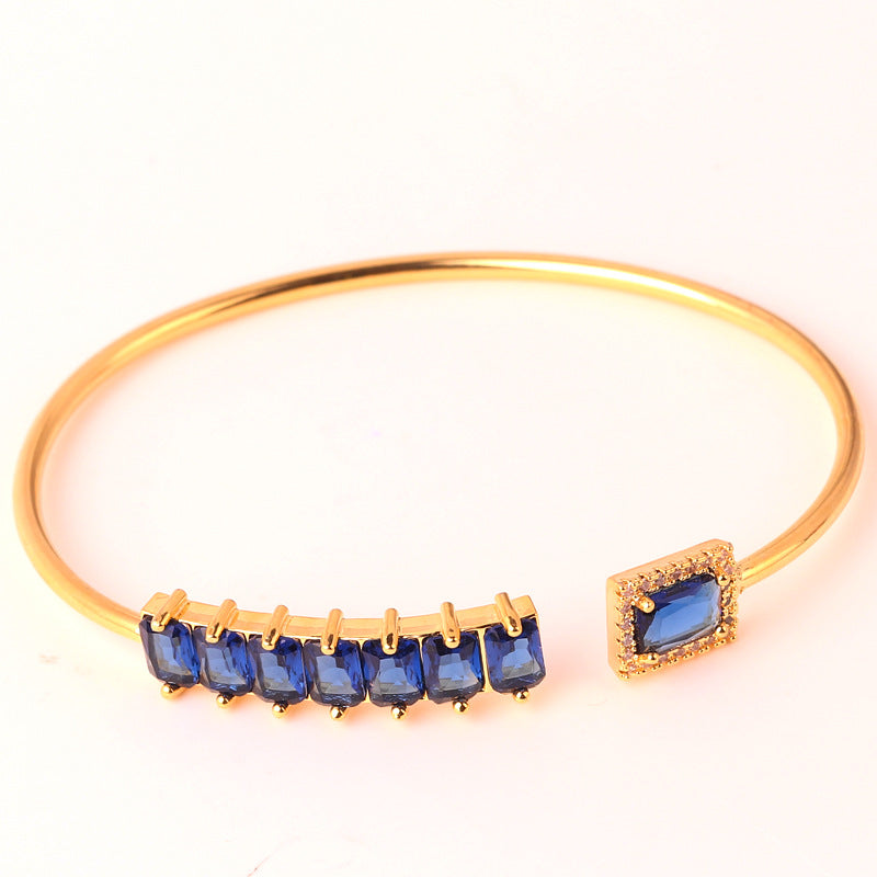 Elegant Blue Sapphire Bracelet