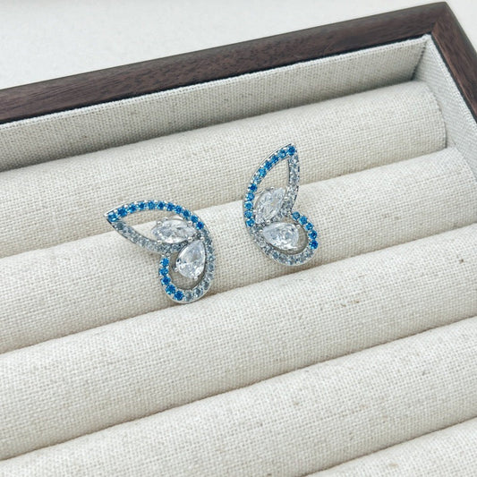 Elegant Blue Sapphire Earrings