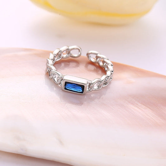 Elegant Blue Sapphire Ring