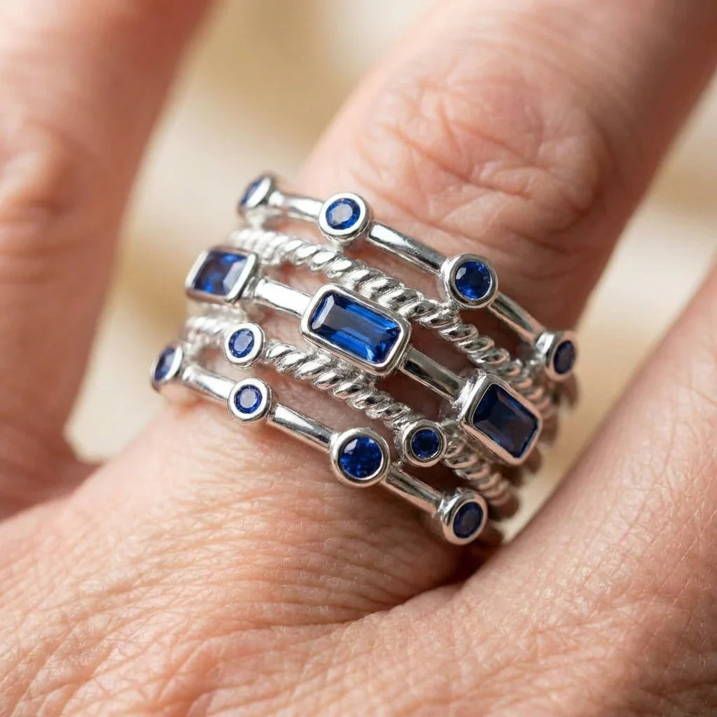 Elegant Blue Sapphire Ring