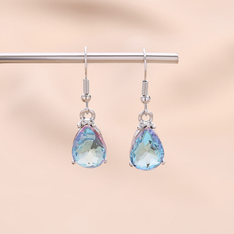 Elegant Blue Topaz Earrings