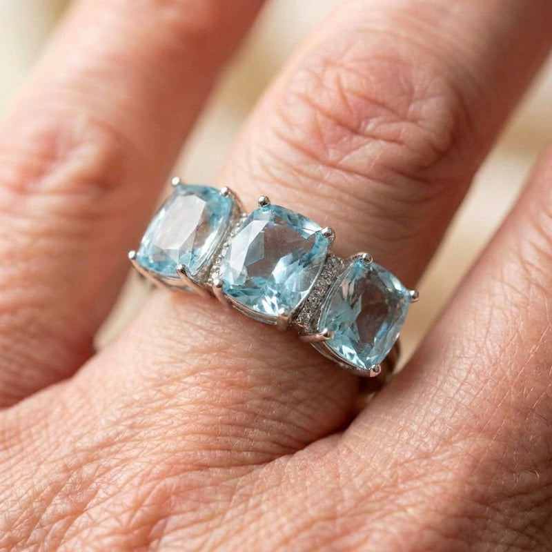Blue Topaz Ring