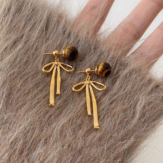 Elegant Bow Earrings
