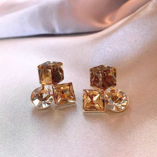 Elegant Champagne Earrings