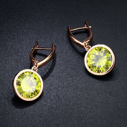Elegant Citrine Earrings