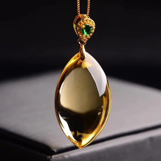 Elegant Citrine Water Drop
