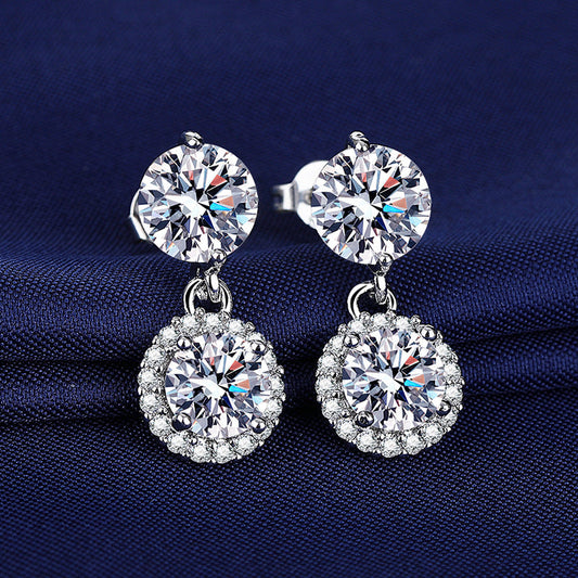 Elegant Crystal Dangle Drop