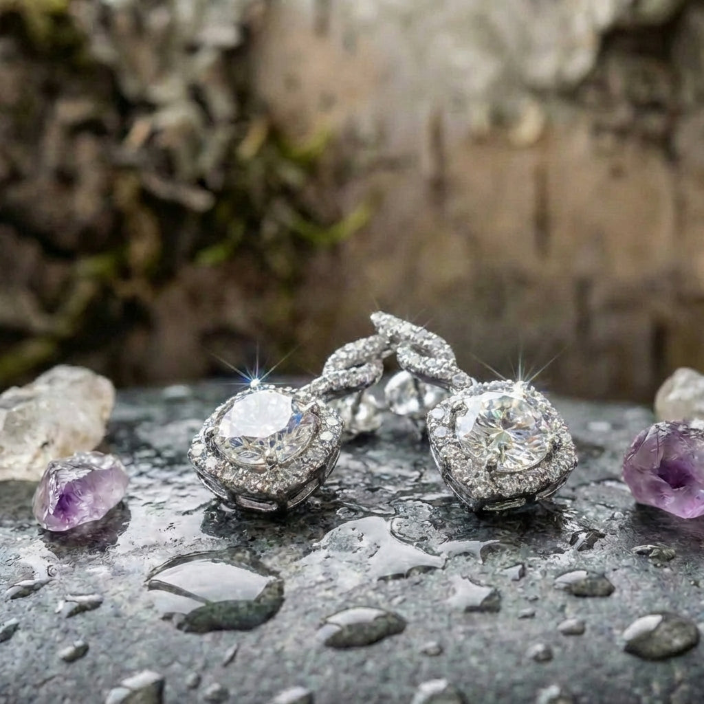 Elegant Crystal Dangle Earrings