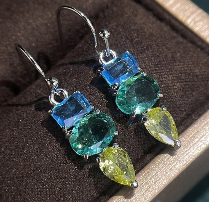 Elegant Crystal Dangle Earrings