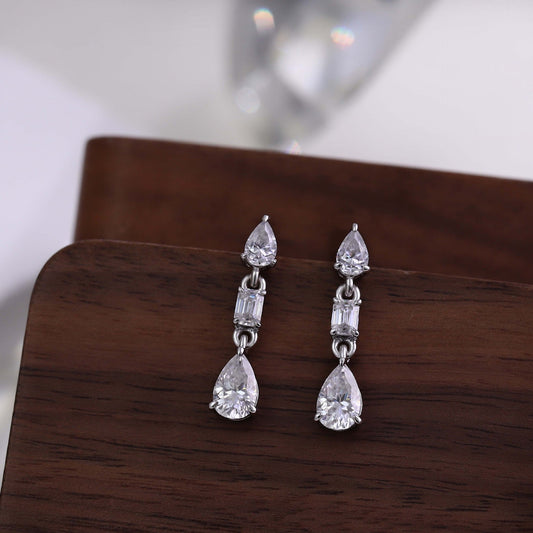 Elegant Crystal Drop Earrings
