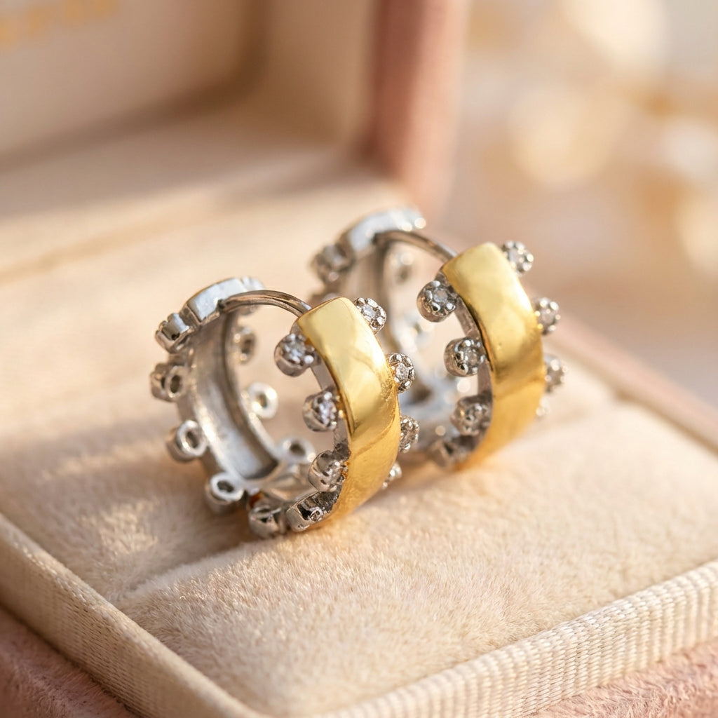Elegant Crystal Geometric Earrings