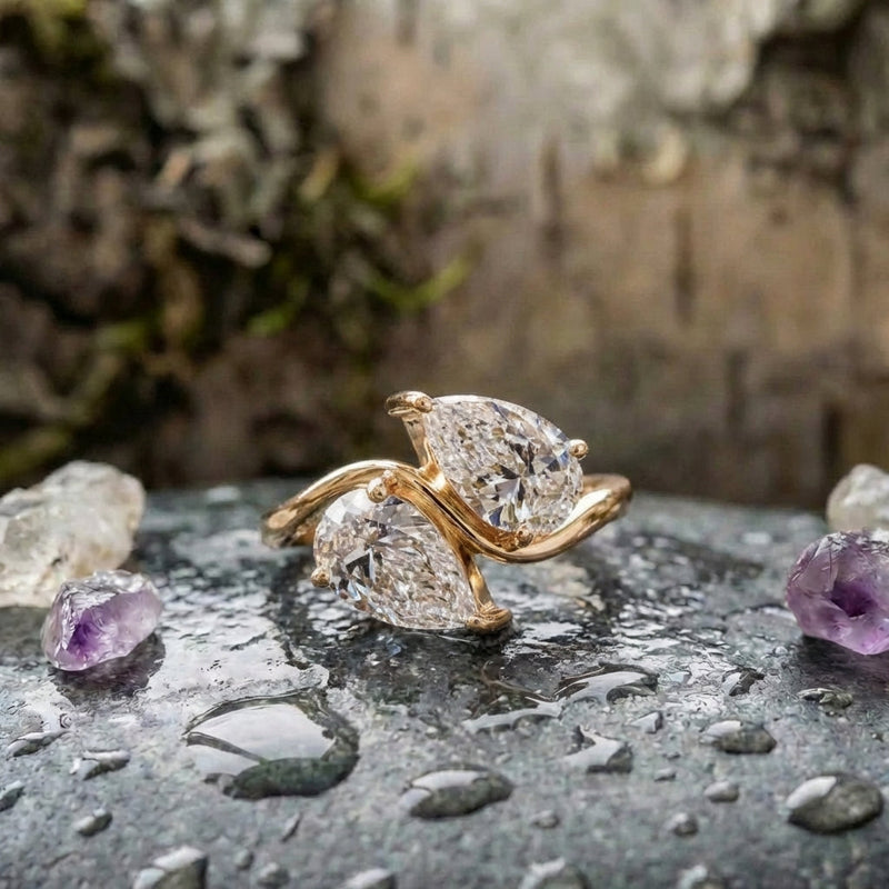 Elegant Crystal Statement Ring