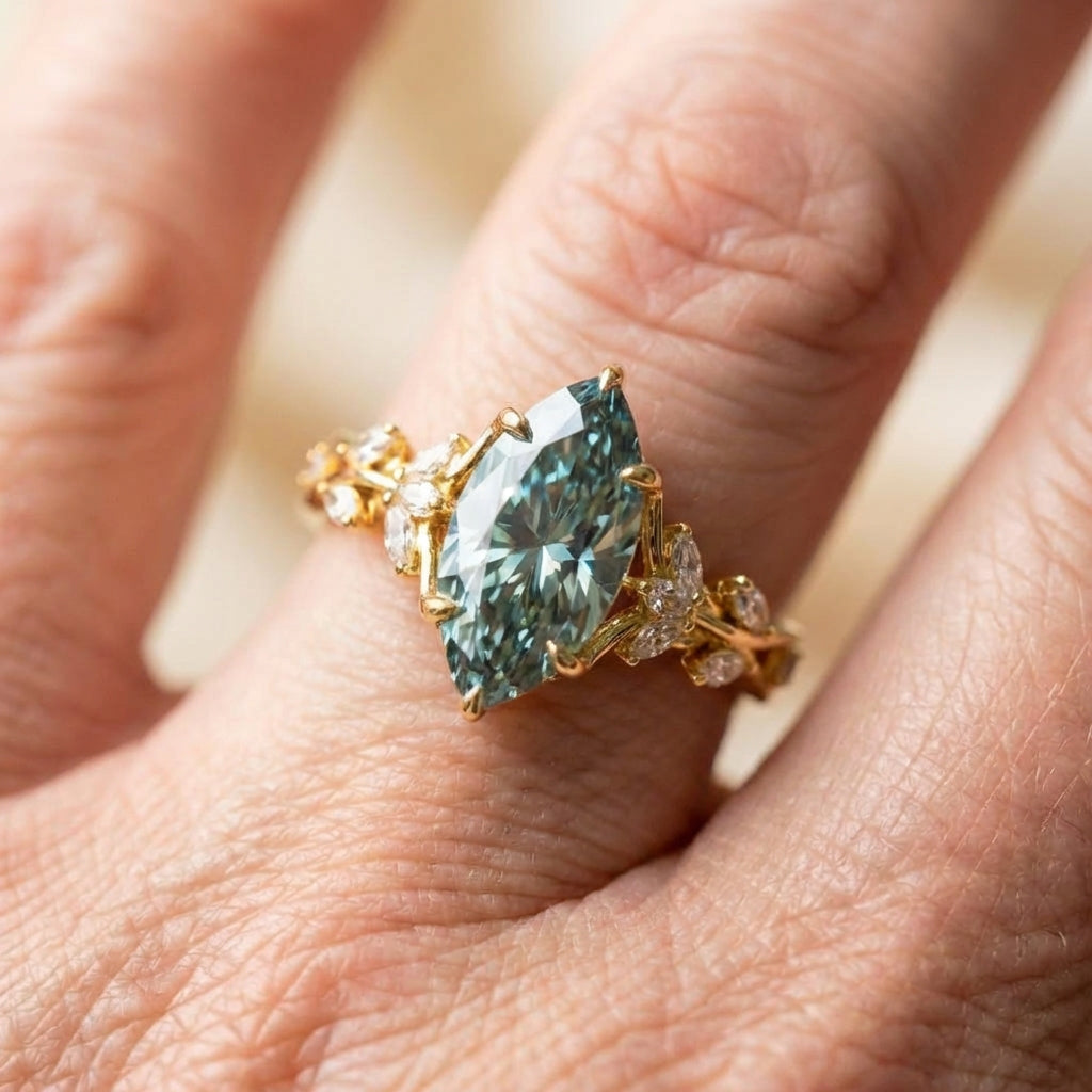 Crystal Statement Ring