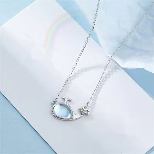 Elegant Crystal Whale