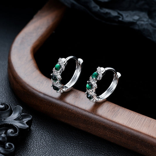 Elegant Emerald Earrings