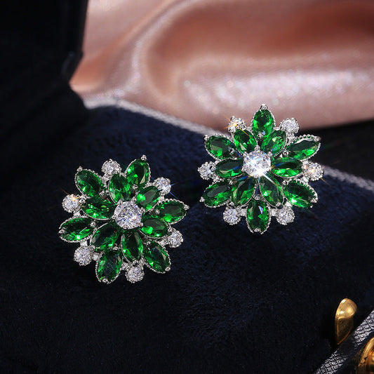 Elegant Emerald Earrings
