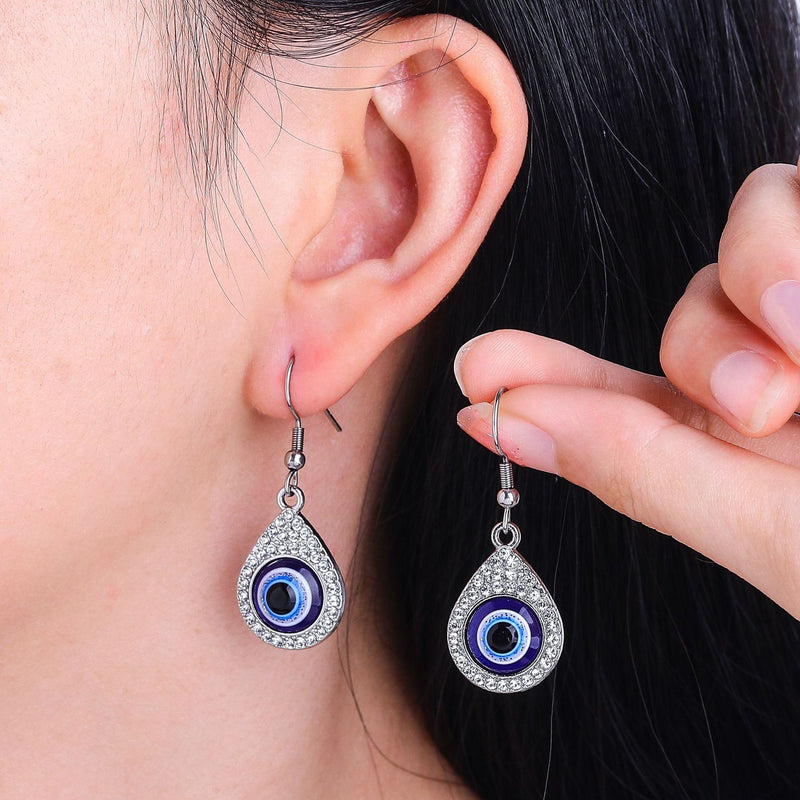 Elegant Evil Eye Earrings