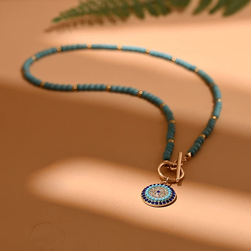 Elegant Evil Eye Necklace