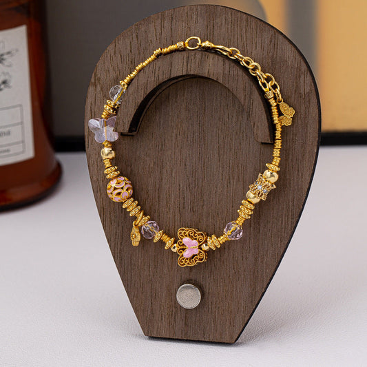 Elegant Gold Charm Bracelet