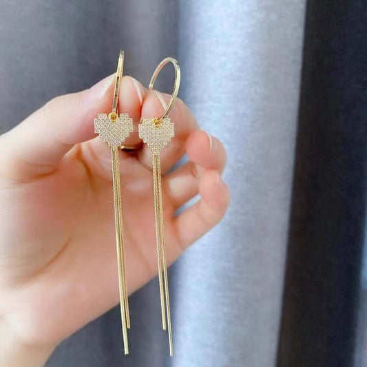 Elegant Gold Drop Earrings