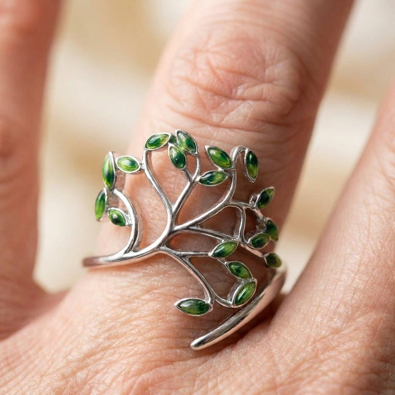 Green Leaf Ring