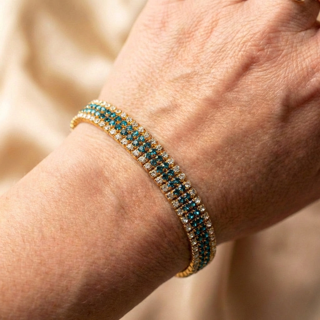 Green Sparkling Bracelet