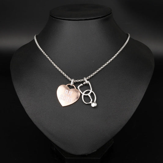 Elegant Heart Charm Necklace
