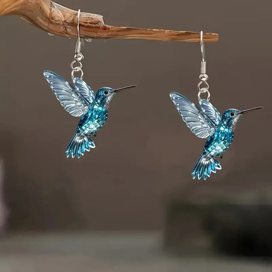 Elegant Hummingbird Earrings