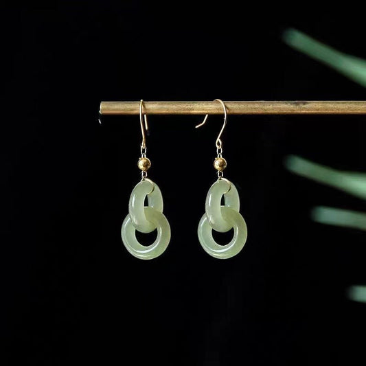 Elegant Jade Earrings