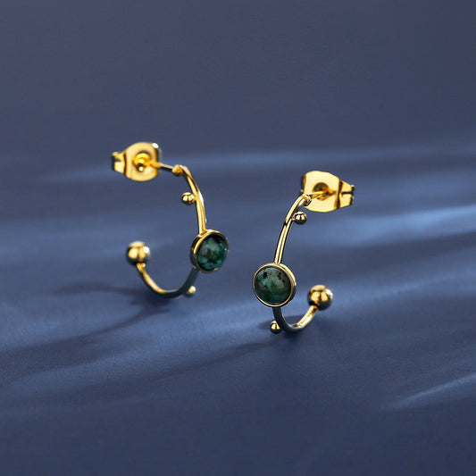 Elegant Jade Earrings