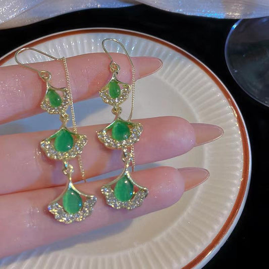 Elegant Jade Earrings