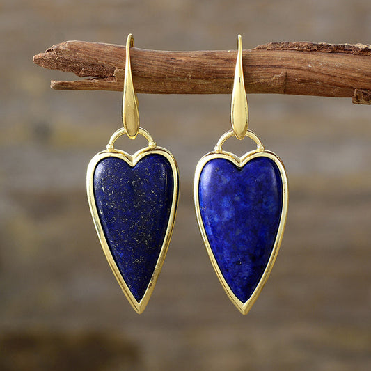 Elegant Lapis Lazuli Earrings