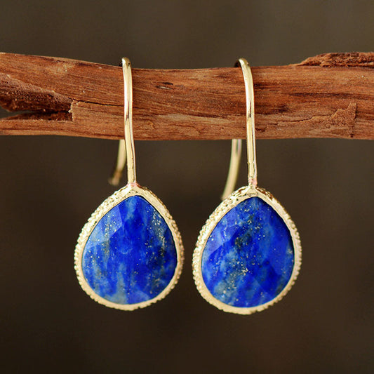 Elegant Lapis Lazuli Earrings