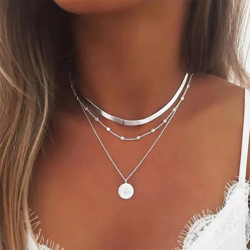 Elegant Layered Silver