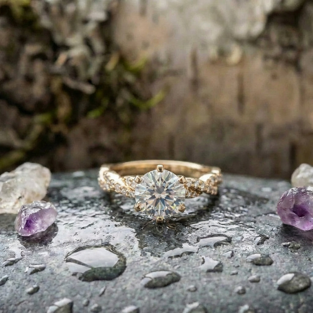 Elegant Moissanite Ring