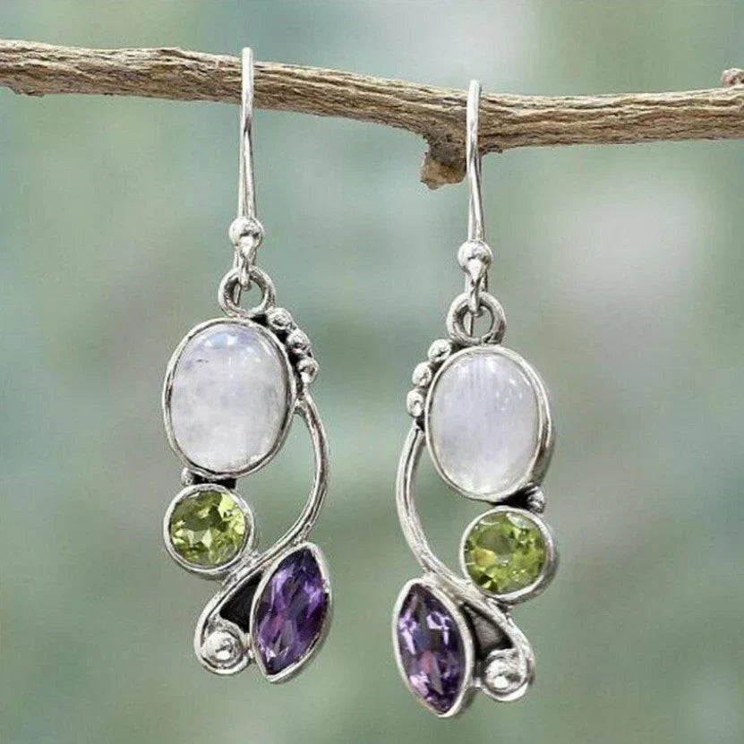 Elegant Moonstone Amethyst