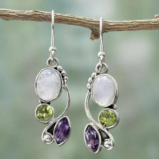 Elegant Moonstone Amethyst