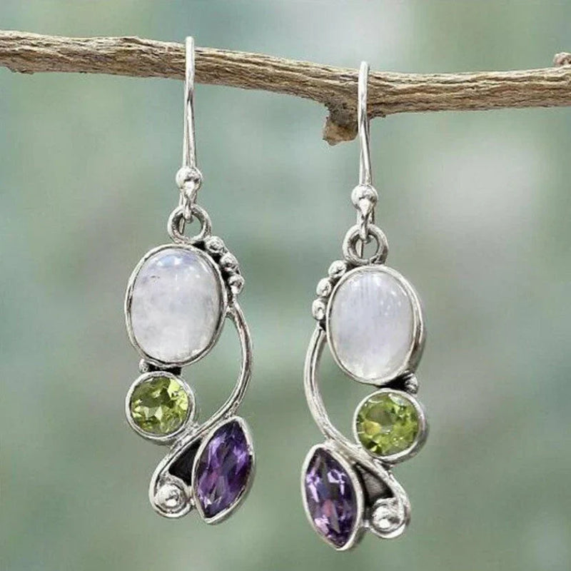 Elegant Moonstone Amethyst