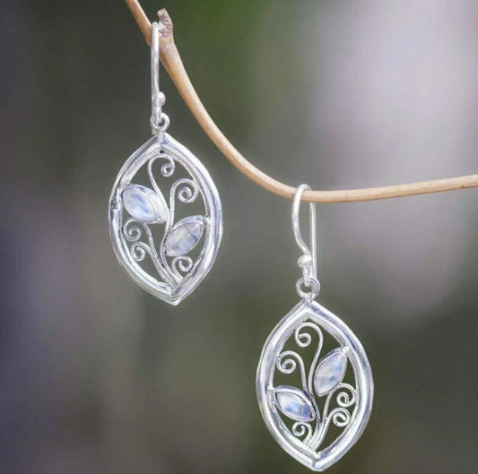 Elegant Moonstone Earrings