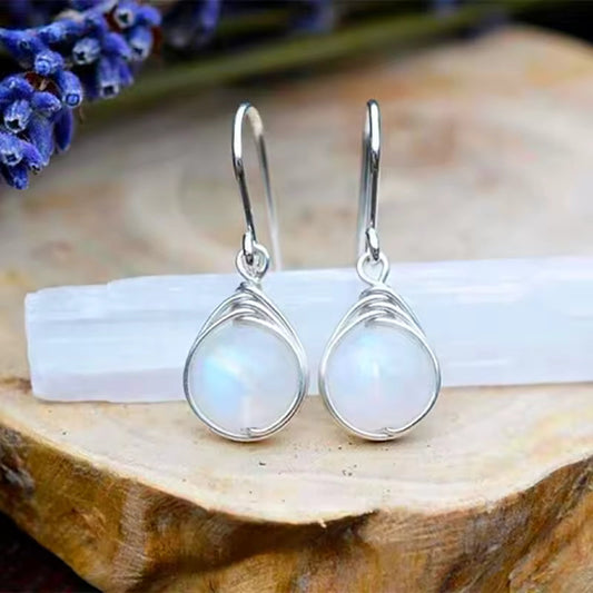 Elegant Moonstone Earrings