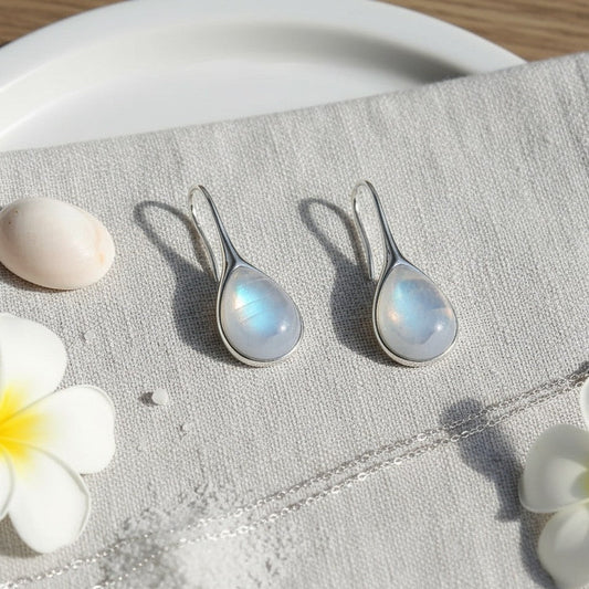 Elegant Moonstone Earrings