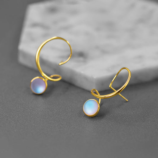 Elegant Moonstone Earrings
