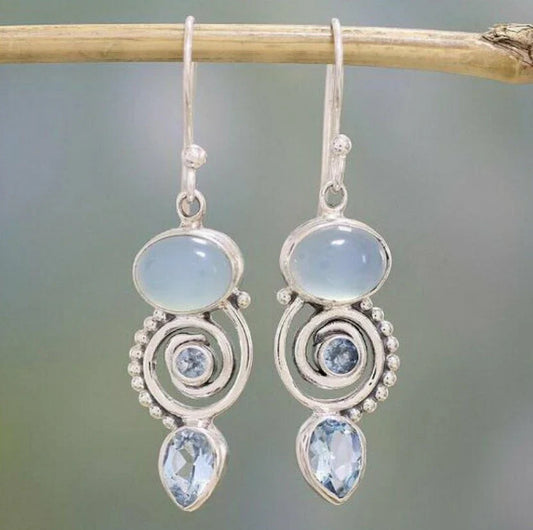 Elegant Moonstone Earrings